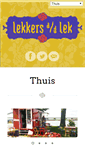 Mobile Screenshot of lekkersaandelek.nl